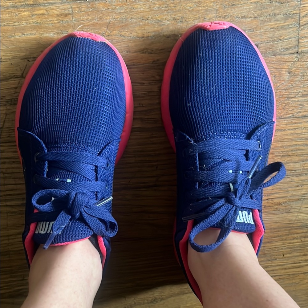 Puma Blue and Pink Athletic Sneakers
